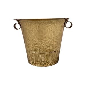 NEW Fete Home Silver Ice Bucket - Gold